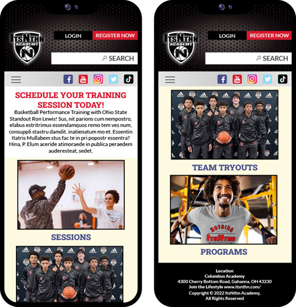 ItsNthn Academy Mobile App Prototype